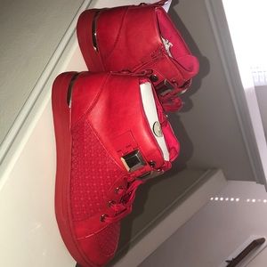 Red Hightop Sneakers